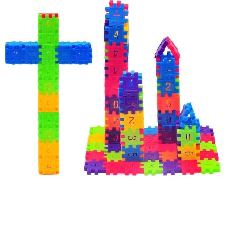Colorful Wooden Building Blocks