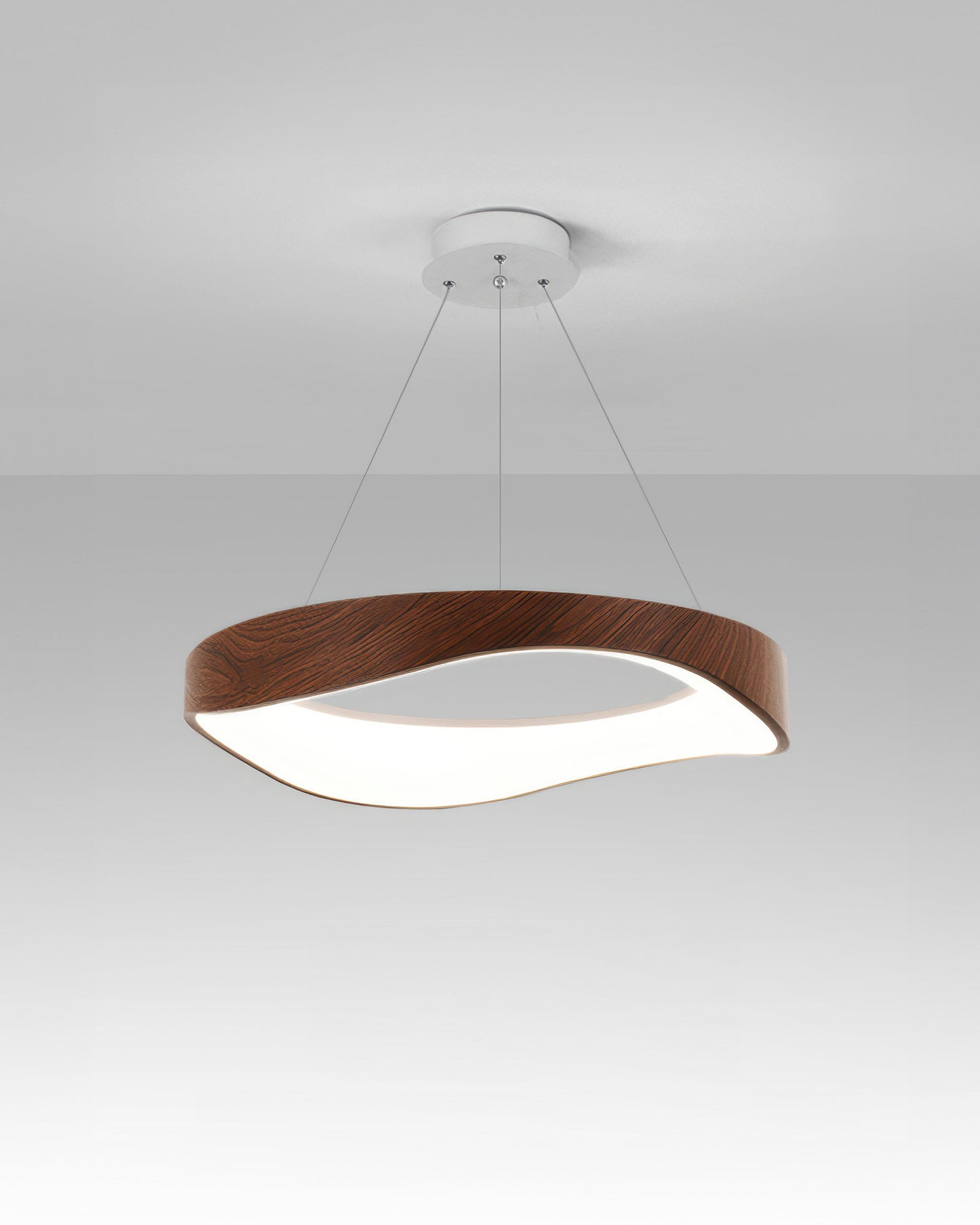 Stylish Circular LED Pendant Light Fixture - Luxicro