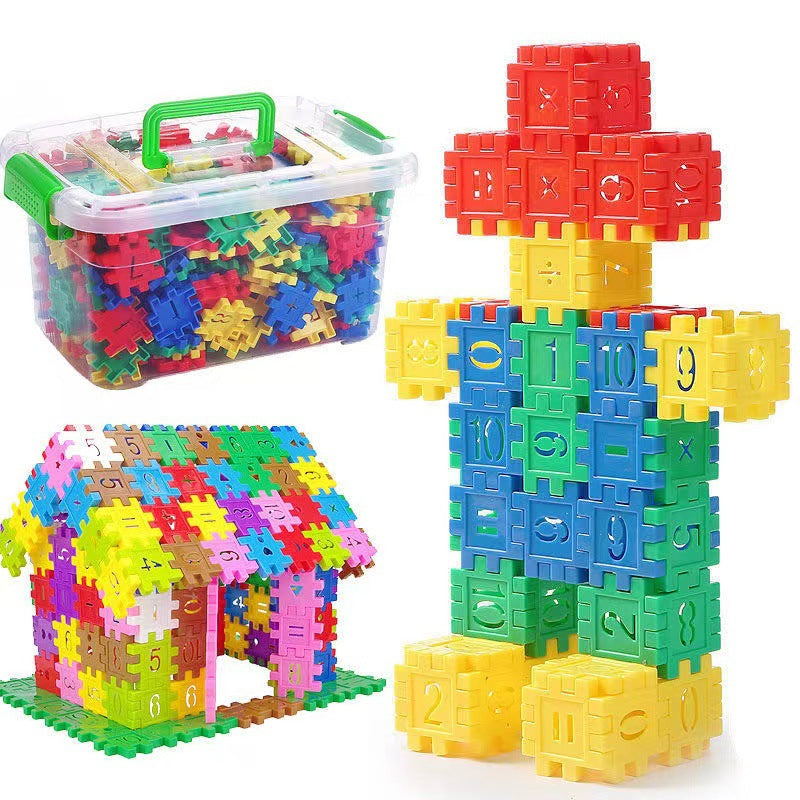 Learning Wooden Number Blocks Set
