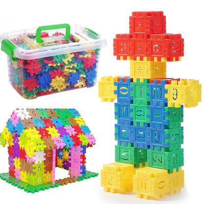 Colorful Wooden Building Blocks