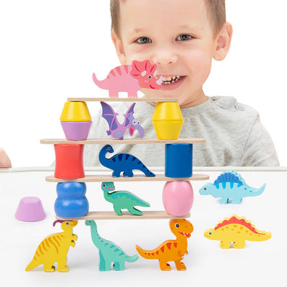Fun Learning Dinosaur Block Toy - Luxicro
