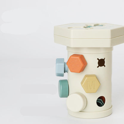 Colorful Wooden Screw Toy Set