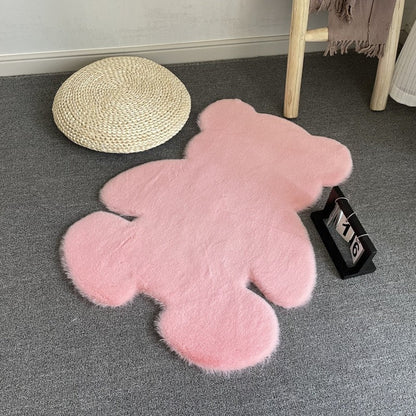 Cozy Teddy Bear Area Rug – Plush Floor Mat for Kids