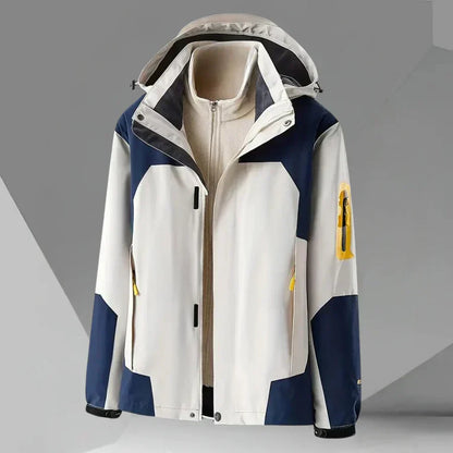 Breathable Men's Rain Jacket - Slim Waterproof Coat