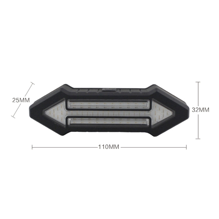 Wireless LED Bicycle Tail Light Remote Control