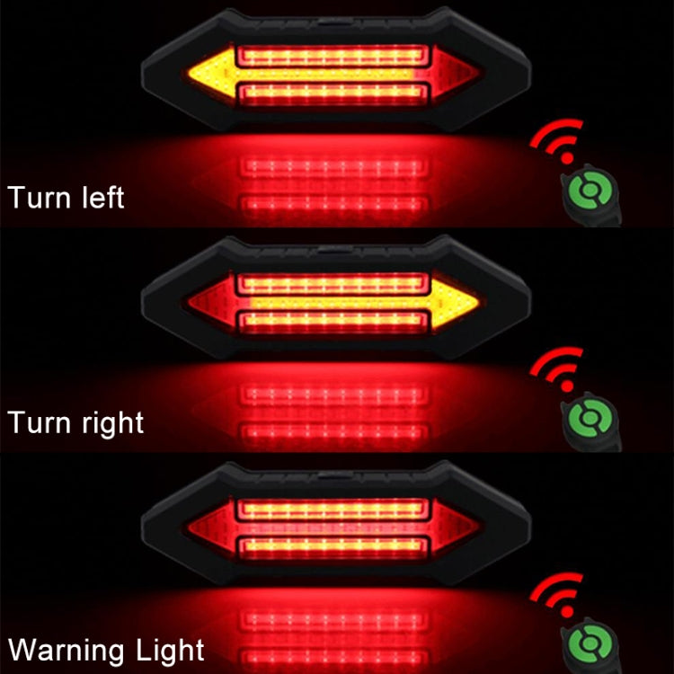 Wireless LED Bicycle Tail Light Remote Control