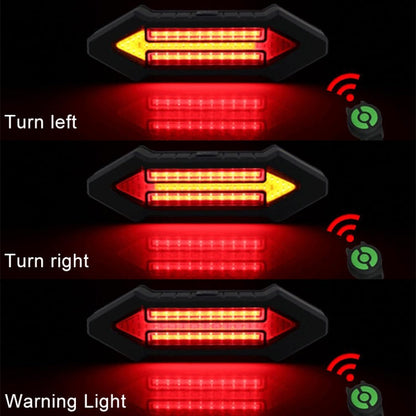 Wireless LED Bicycle Tail Light Remote Control