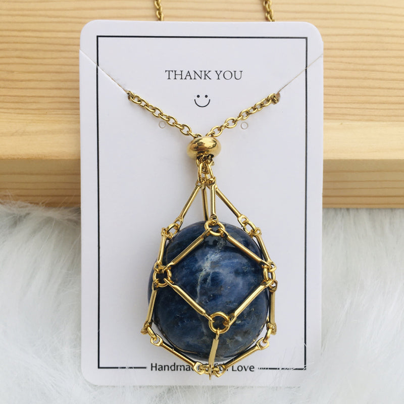 Shiny Stone Gem Necklace