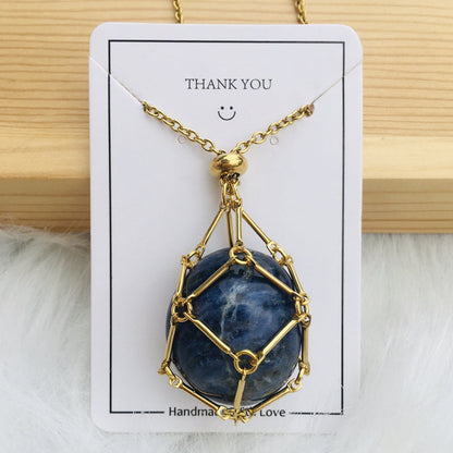 Shiny Stone Gem Necklace