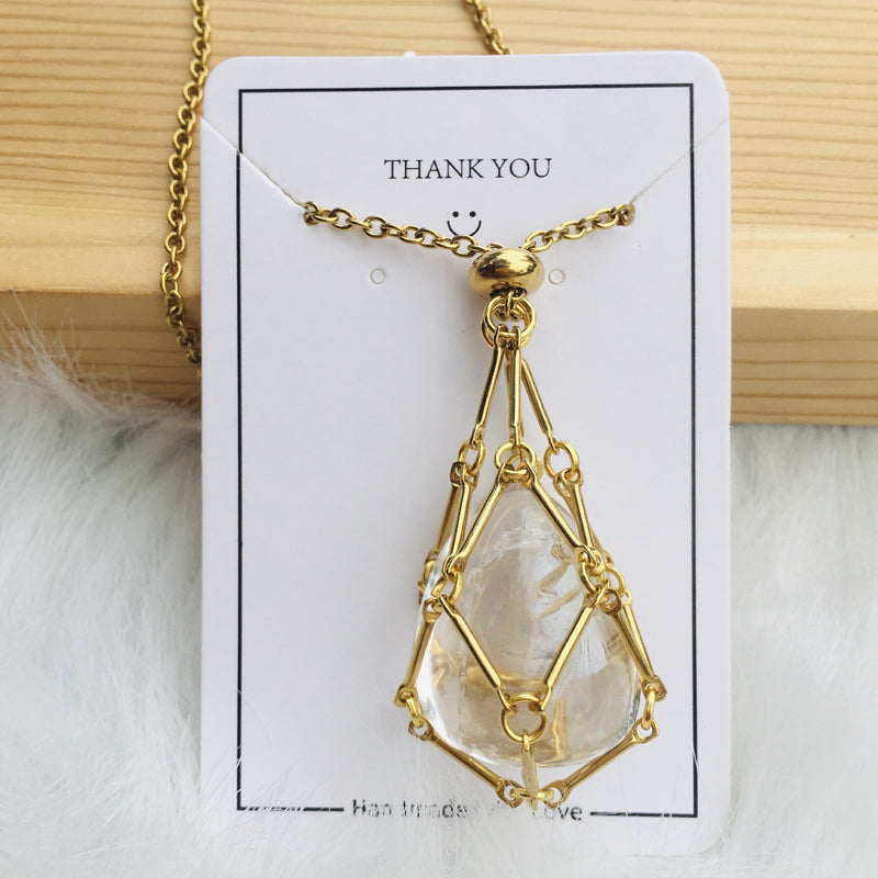 Shiny Stone Gem Necklace