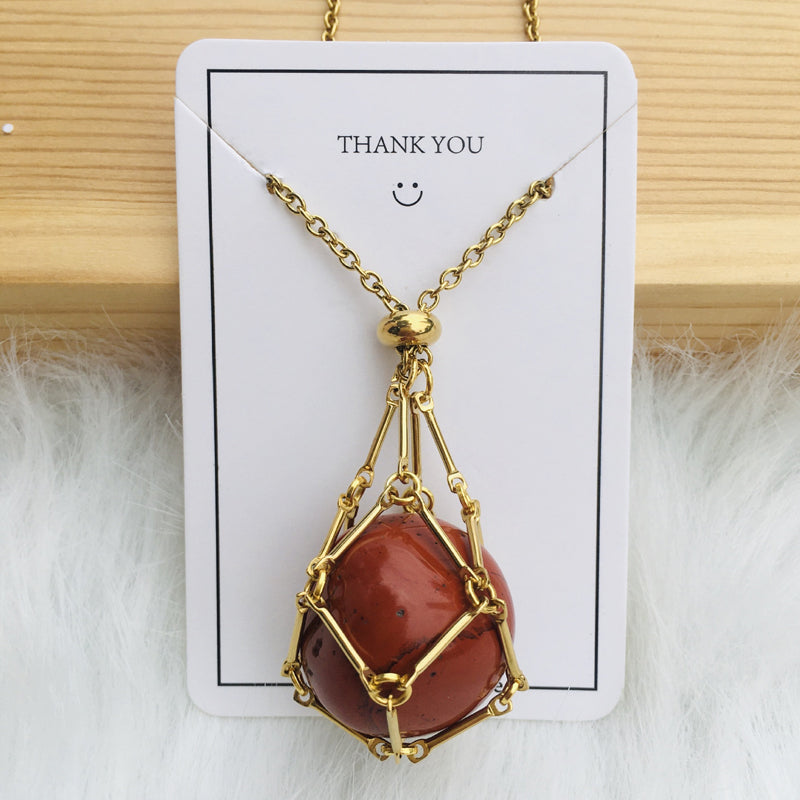 Shiny Stone Gem Necklace