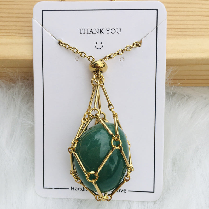Shiny Stone Gem Necklace