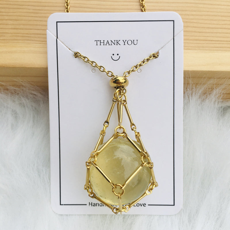 Shiny Stone Gem Necklace