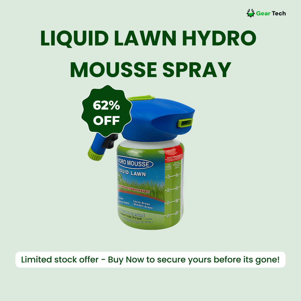 Quick Fix Grass Seed Spray for Thin Lawn Areas