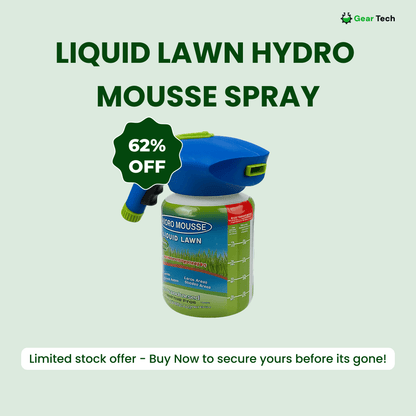 Quick Fix Grass Seed Spray for Thin Lawn Areas