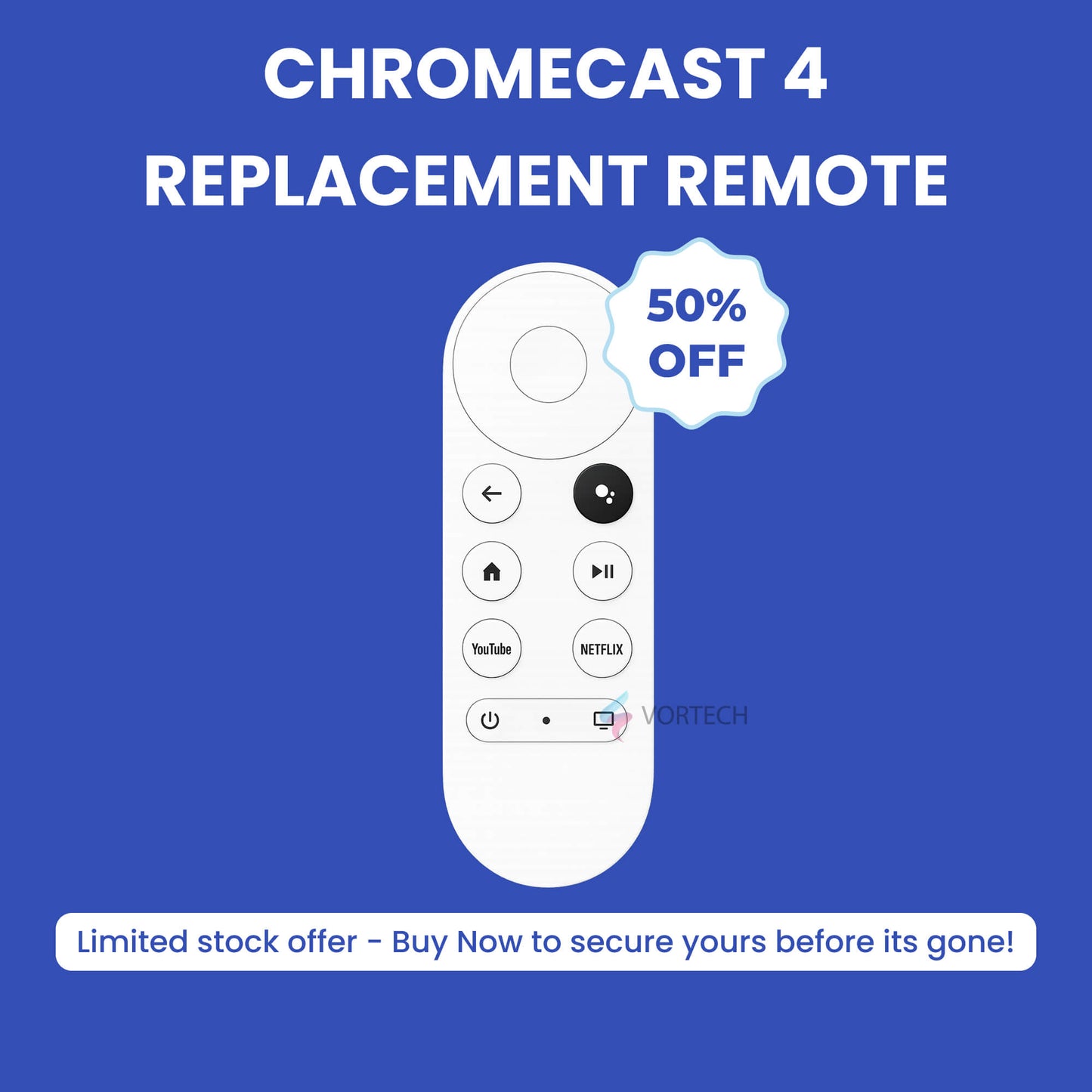 Simple Chromecast Remote Control for Easy Streaming