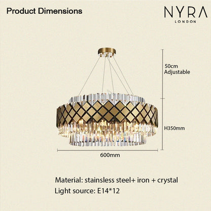 Elegant Glass Pendant Lamp in Sleek Chrome Finish