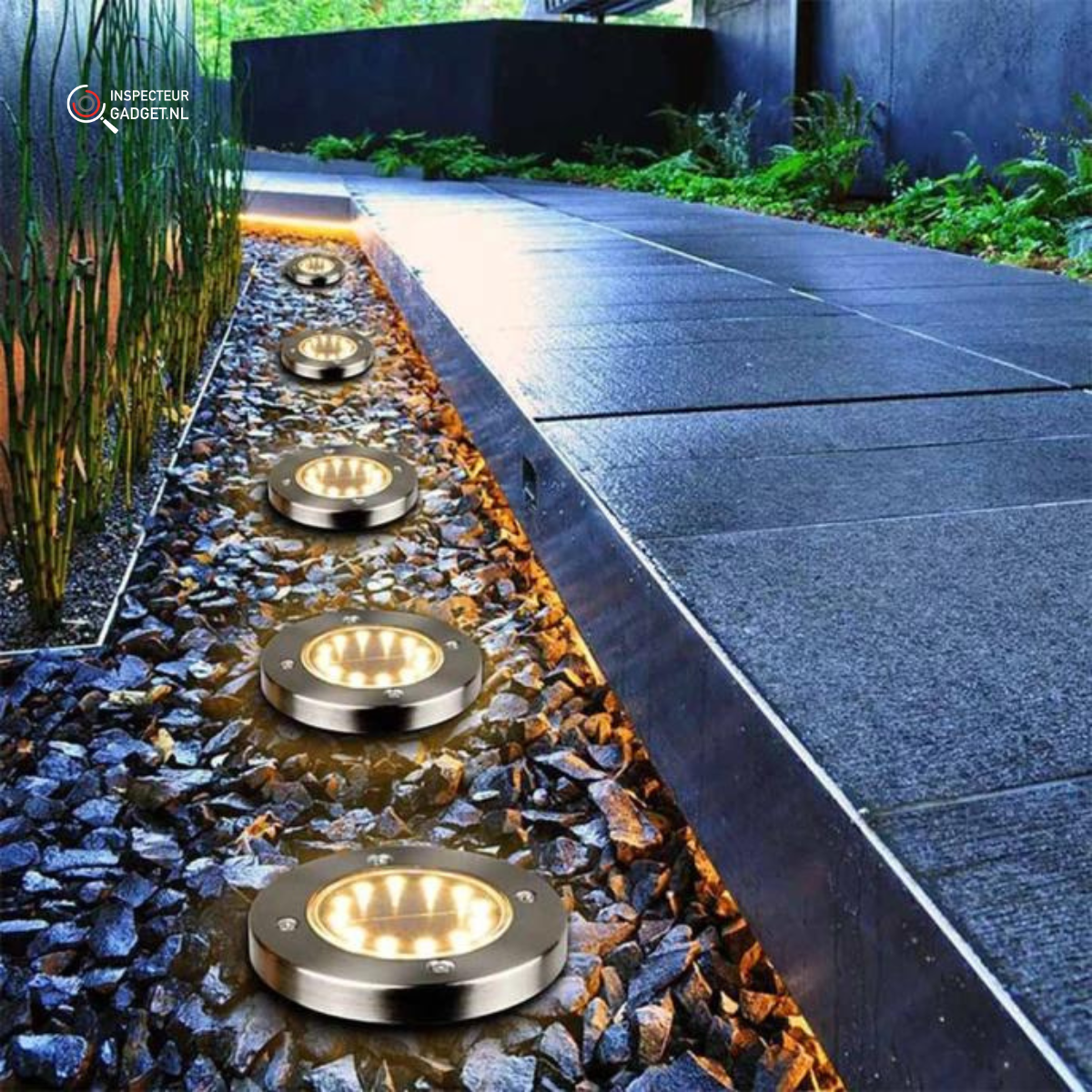 Waterproof Solar LED Yard Light Set - Luxicro