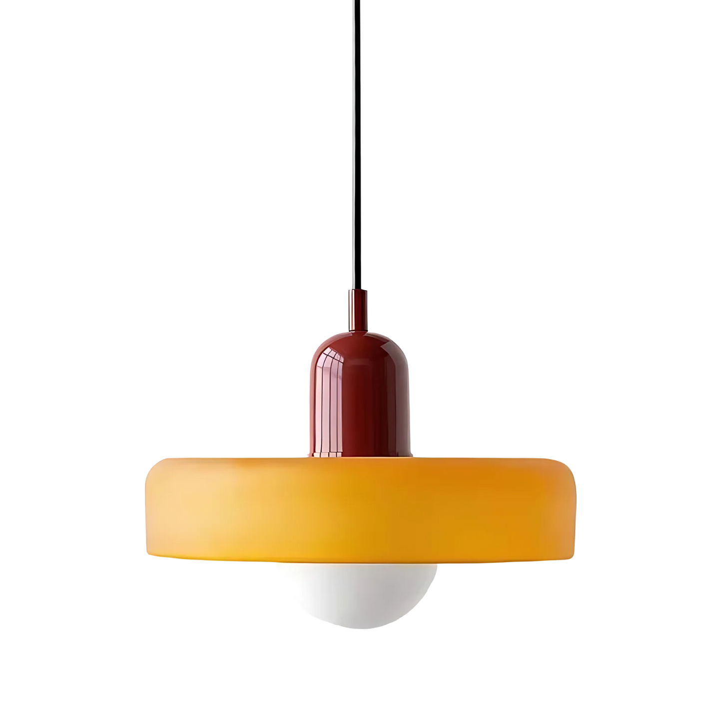 Sleek Hanging Glass Light Fixture