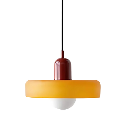 Sleek Hanging Glass Light Fixture