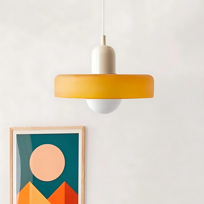 Sleek Hanging Glass Light Fixture - Luxicro