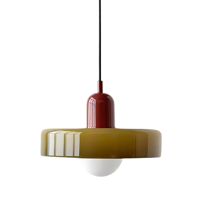 Sleek Hanging Glass Light Fixture