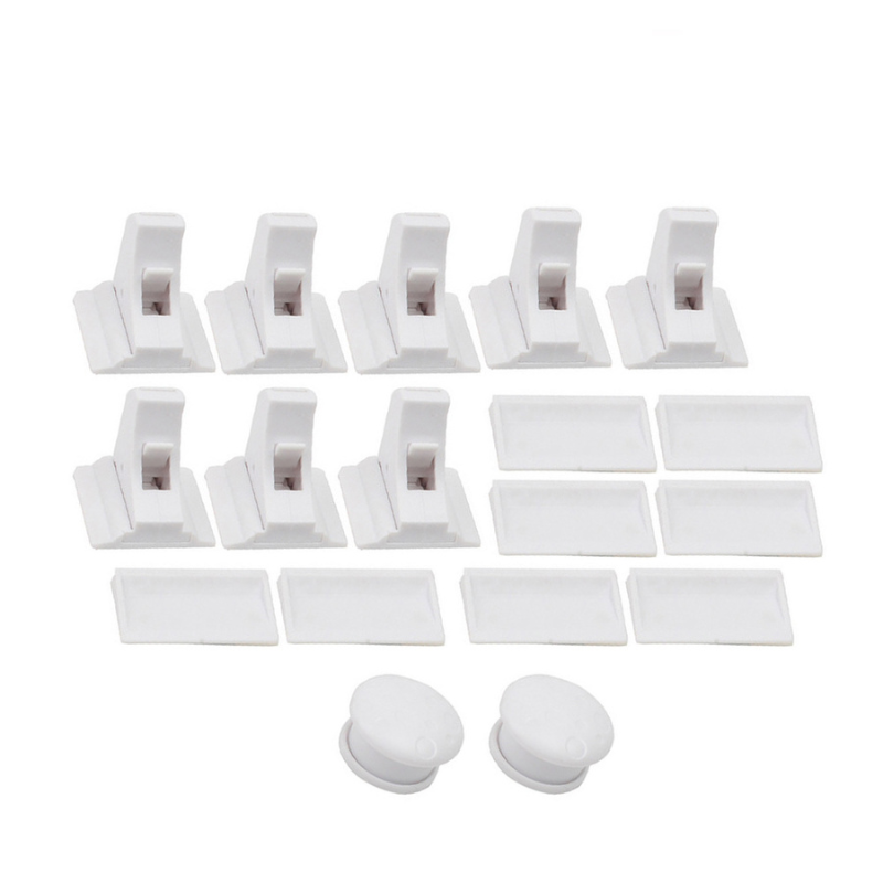 Simple To Use Baby Proof Locks, Adhesive, 4 Pack