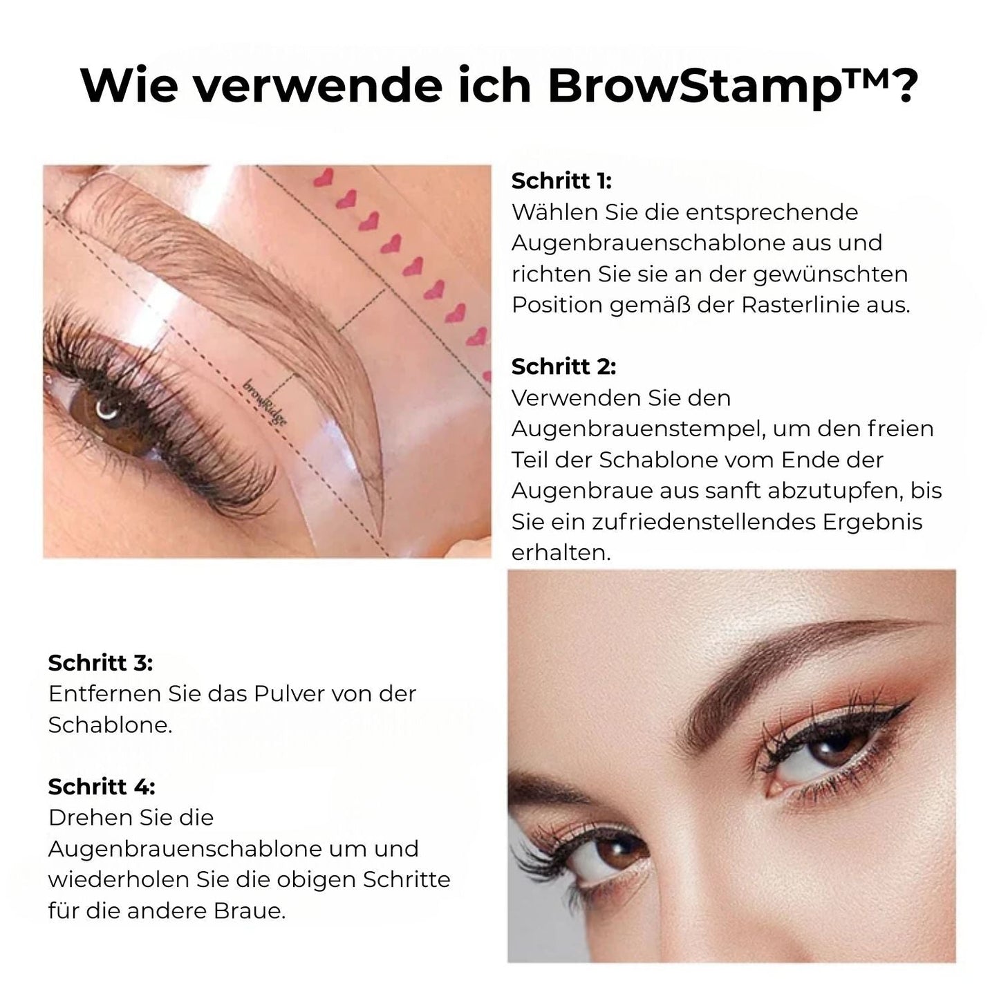 Easy Brow Stamp Makeup Kit