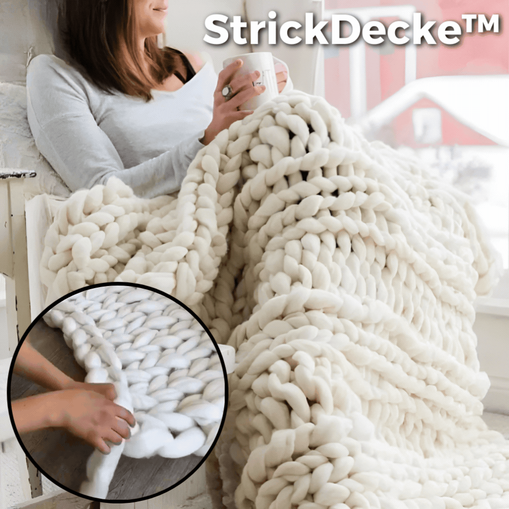 Soft Homemade Knitting Blanket Set - Luxicro