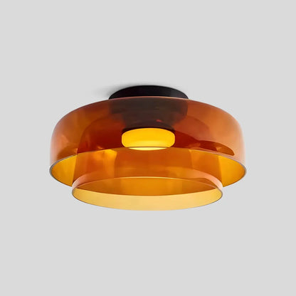 Colorful Glass Bedroom Ceiling Lamp