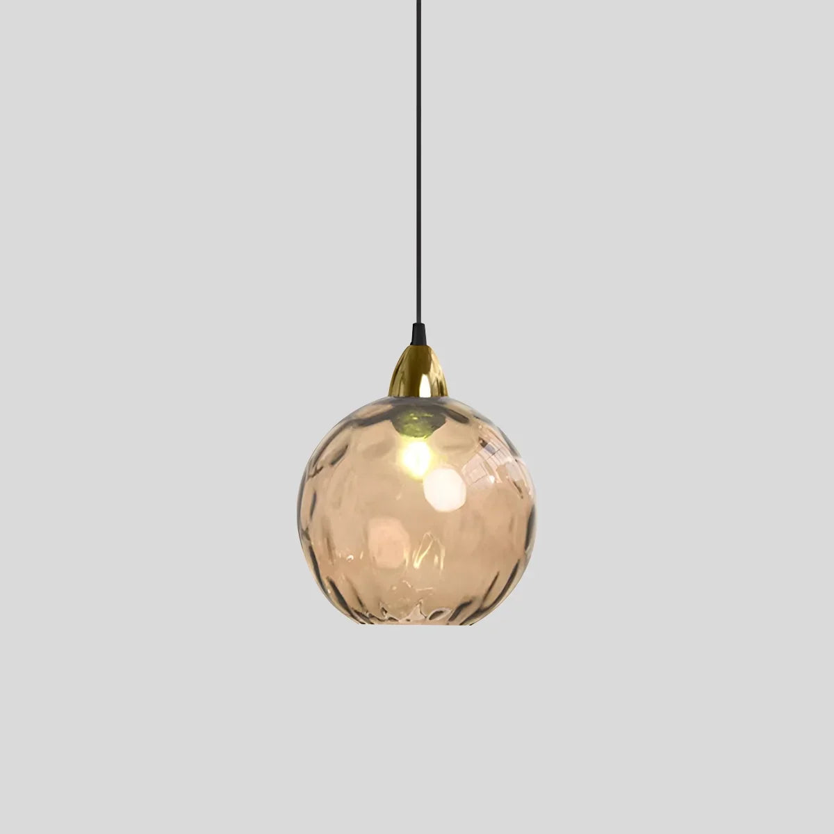 Vibrant Glass Globe Ceiling Light Fixture