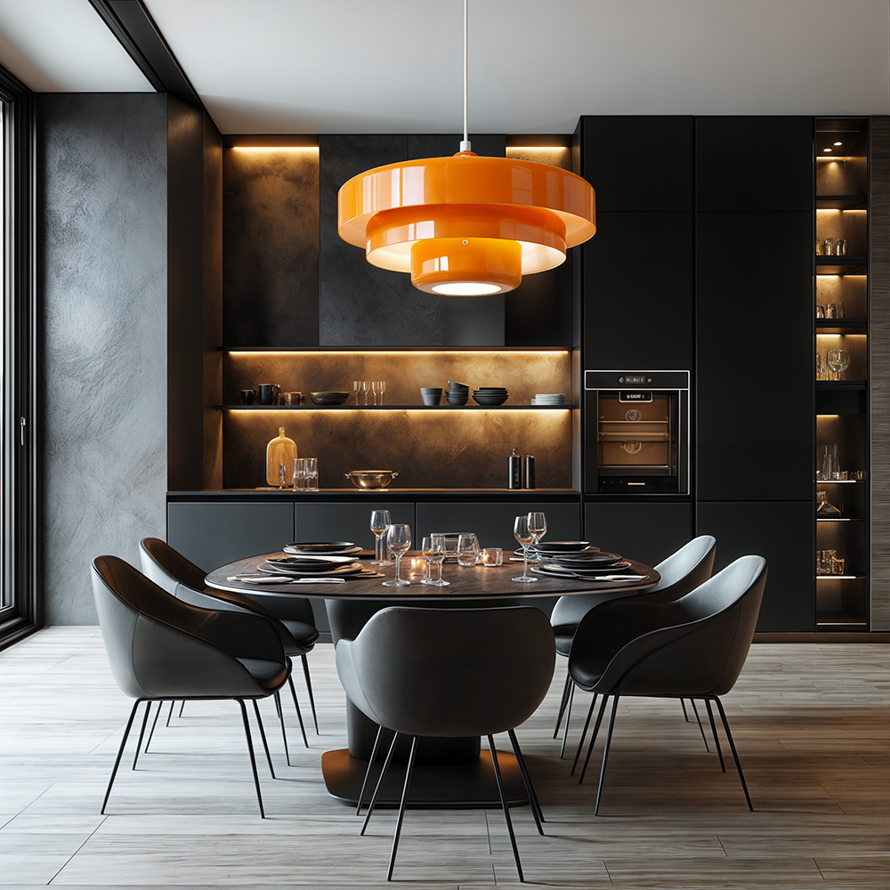 Unique Geometric Hanging Lamp Fixture - Luxicro