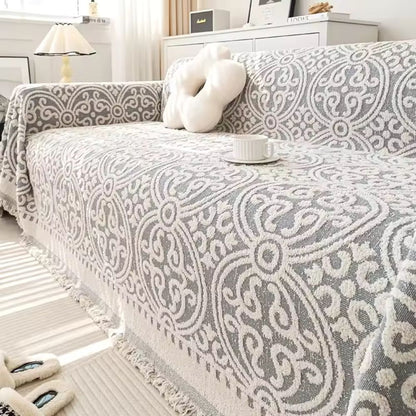 Decorative Patterned Couch Slipcover