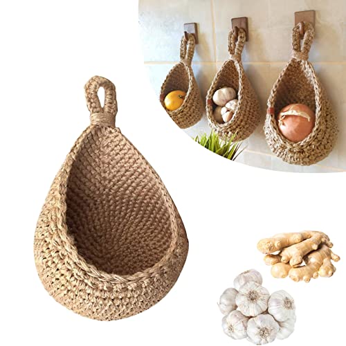 Bohemian Macrame Hanging Storage Baskets