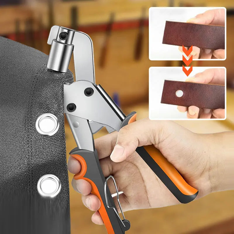 Professional Eyelet Setter Tool with Free Extras - Luxicro