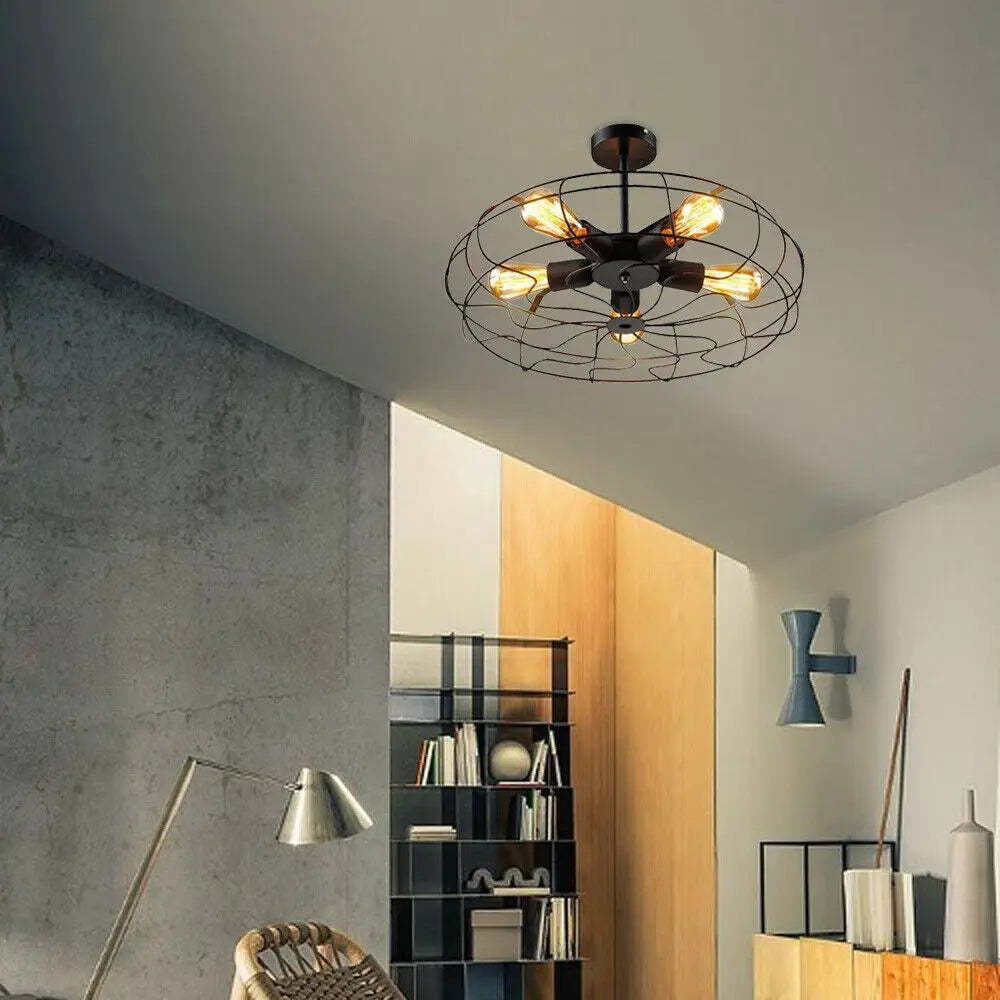 Retro Industrial Hanging Lamp