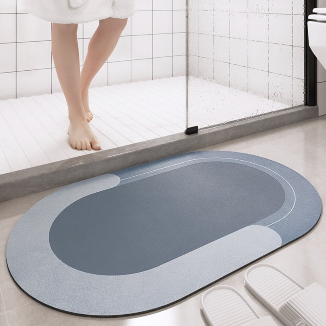 Soft Grip Luxury Bath Mat – Fast Drying Anti-Slip Floor Mat - Luxicro