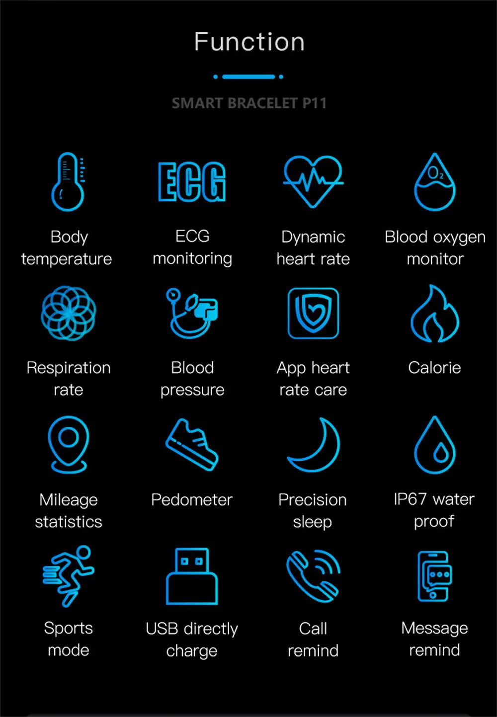 Accurate Fitness Smartwatch | EKG, Heart Rate & Sleep Tracker