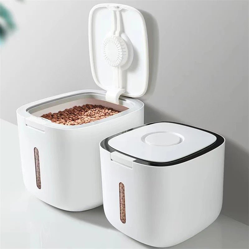 Pet Food Airtight Storage Bin with Scoop - Luxicro