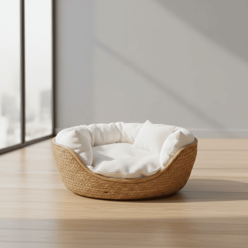 Comfy Pet Sofa with Natural Cotton Fabric