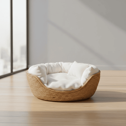 Comfy Pet Sofa with Natural Cotton Fabric