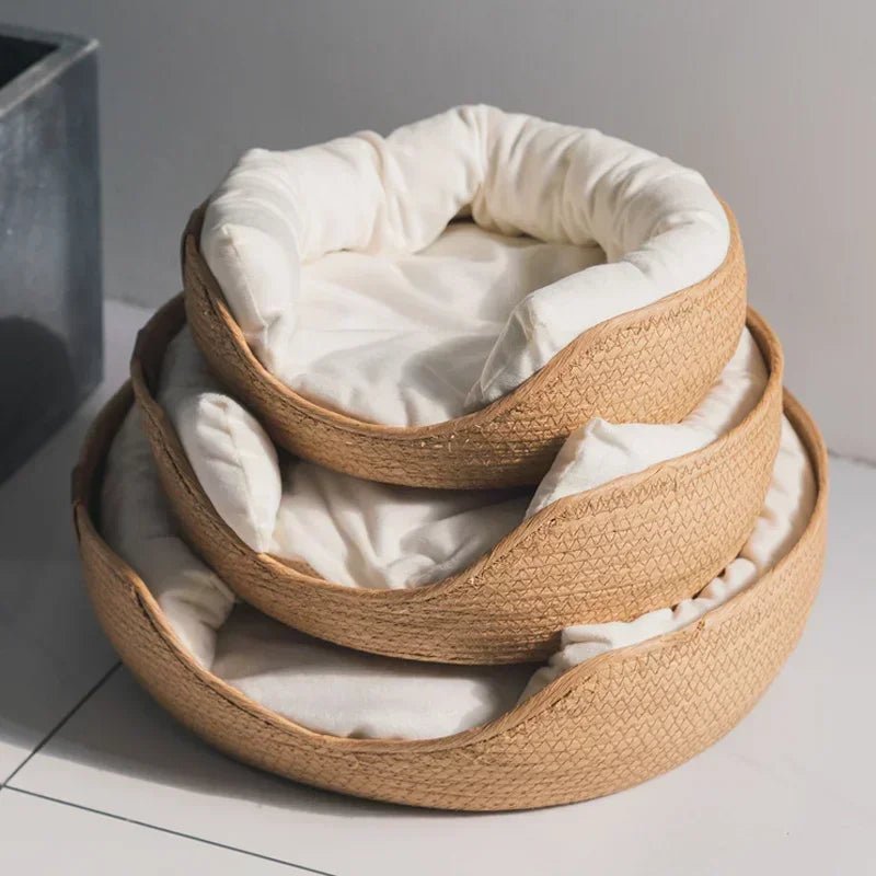 Comfy Pet Sofa with Natural Cotton Fabric