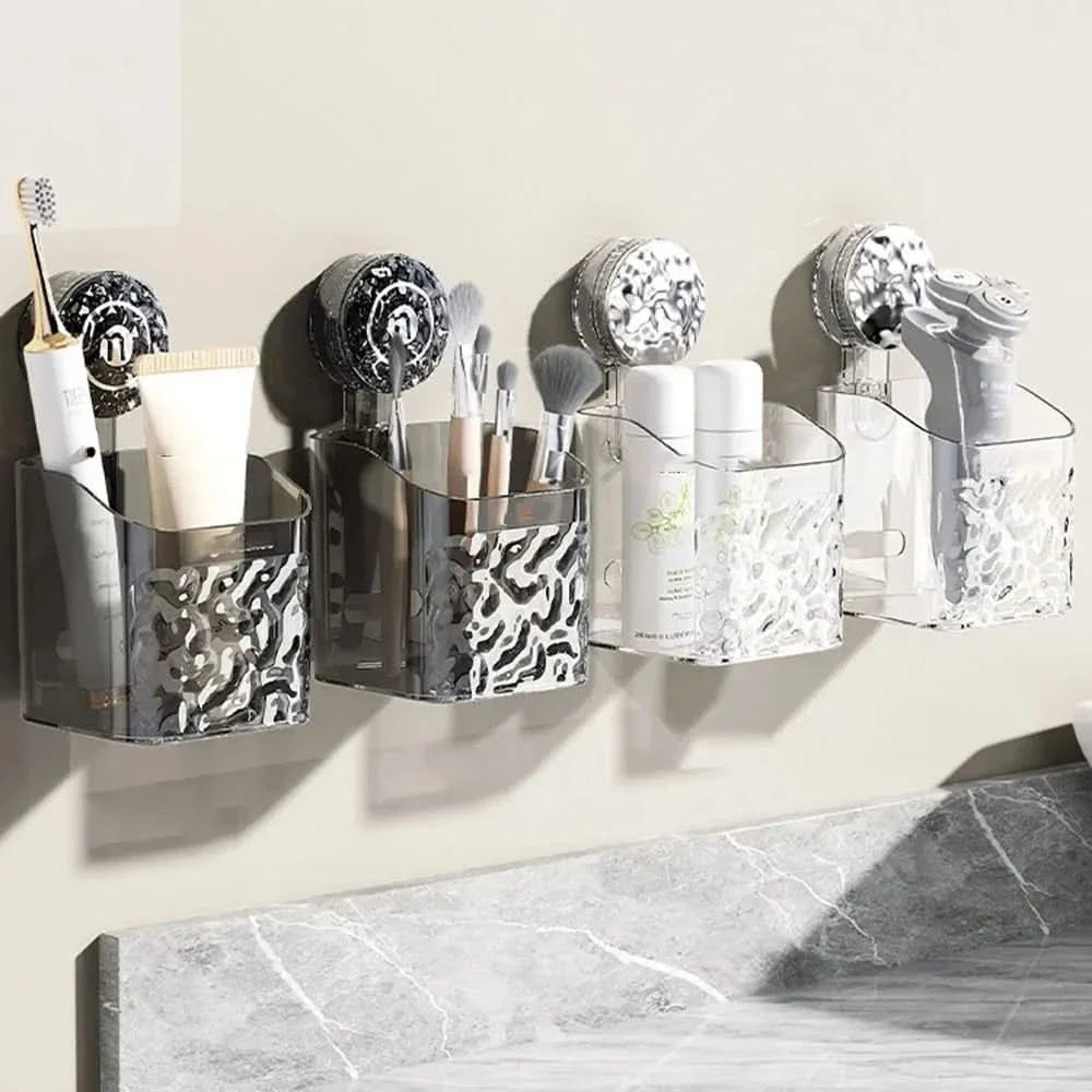 Space Saving Bathroom Shelf with Suction Cup