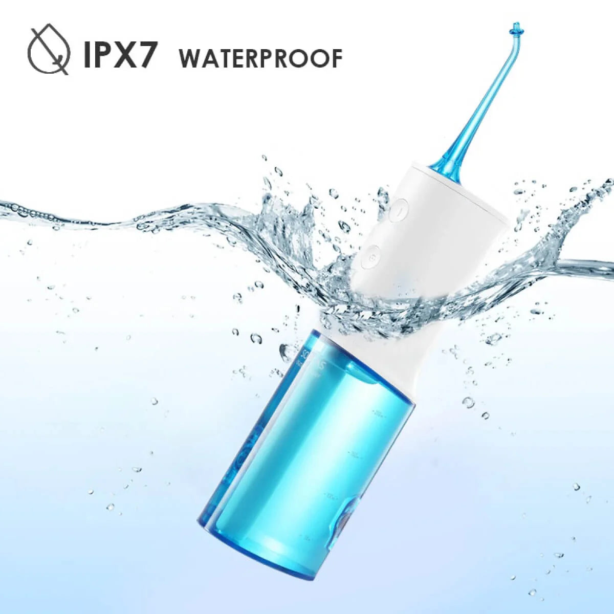 Compact Water Flosser with 3 Modes and Long Battery