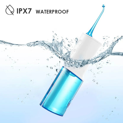 Compact Water Flosser with 3 Modes and Long Battery