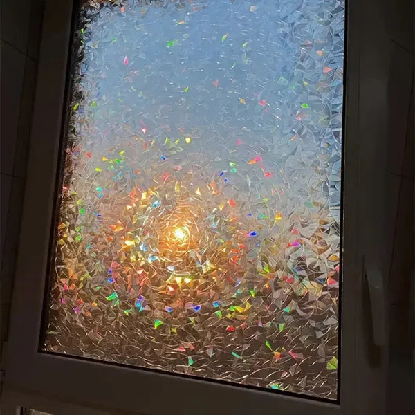Easy Peel Window Art Sticker with Glow Effect - Luxicro