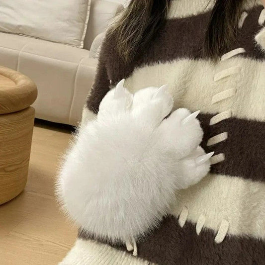 Cozy Animal Pattern Insulated Winter Gloves - Luxicro