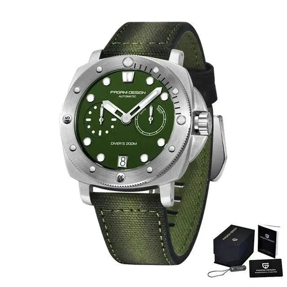 Stylish Automatic Diver Watch 41mm - Waterproof Sapphire Glass