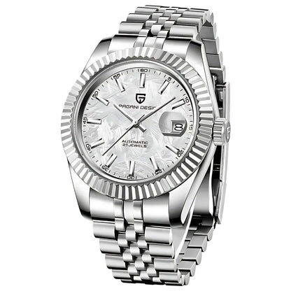 Luxury 42mm Automatic Stainless Steel Watch - Waterproof