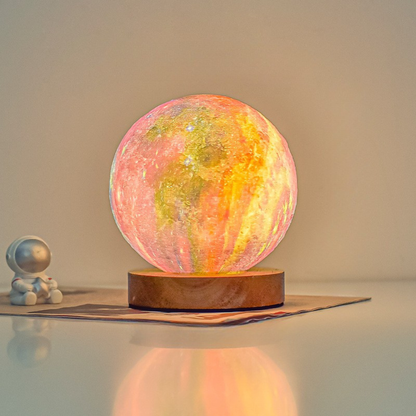 Cosy Glass Bedside Lamp – Moon and Star Nightlight